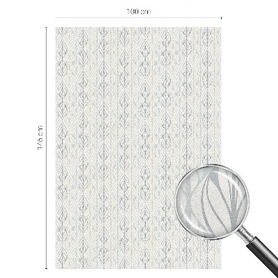 Samoljepljiva folija za staklo vitraj Lisnati uzorak