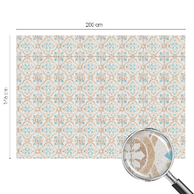 Mliječna folija za staklo vitraj Rustikalne pločice