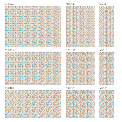 Mliječna folija za staklo vitraj Rustikalne pločice