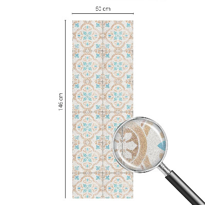 Mliječna folija za staklo vitraj Rustikalne pločice