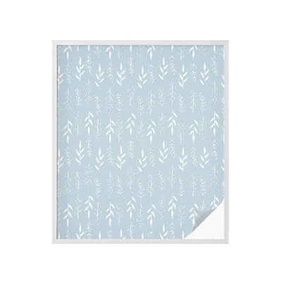 Samoljepljiva folija za staklo vitraj Biljni uzorak