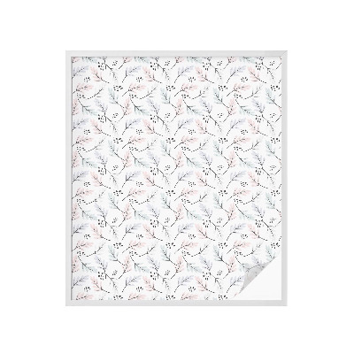 Mliječna folija za staklo vitraj Listovi biljke