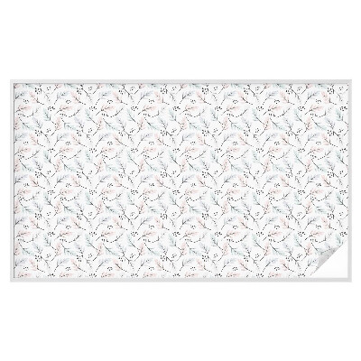 Mliječna folija za staklo vitraj Listovi biljke