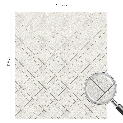 Samoljepljiva folija za staklo vitraj Motiv riblje kosti