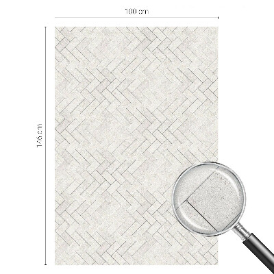 Samoljepljiva folija za staklo vitraj Motiv riblje kosti