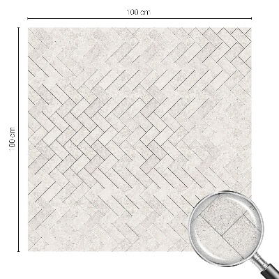 Samoljepljiva folija za staklo vitraj Motiv riblje kosti