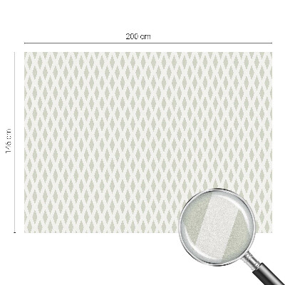 Mliječna folija za staklo vitraj Dijamantni uzorak