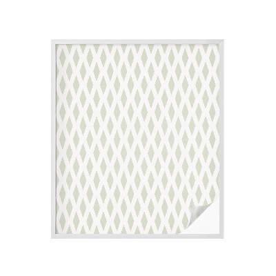 Mliječna folija za staklo vitraj Dijamantni uzorak