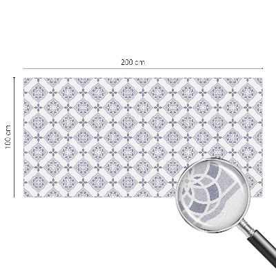 Dekorativna folija za staklo Cvjetni rombovi