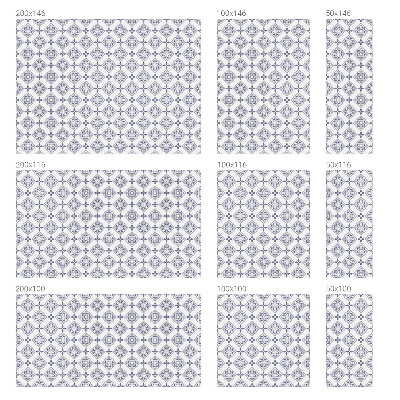 Dekorativna folija za staklo Cvjetni rombovi