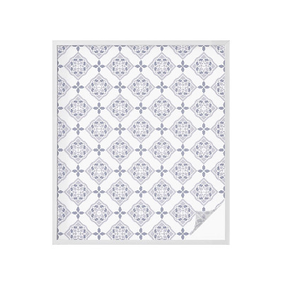 Dekorativna folija za staklo Cvjetni rombovi