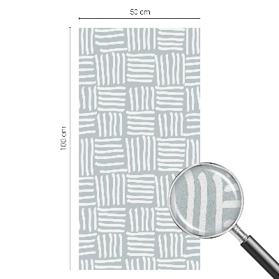 Mliječna folija za staklo vitraj Dinamički uzorak