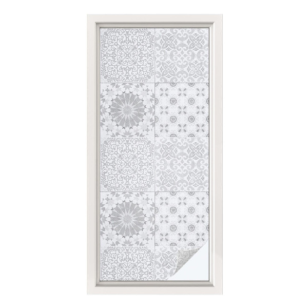 Mliječna folija za staklo vitraj Klasična elegancija