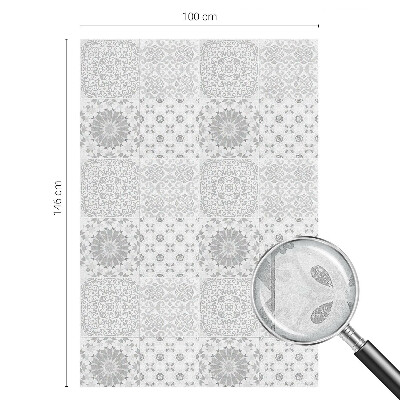 Mliječna folija za staklo vitraj Klasična elegancija