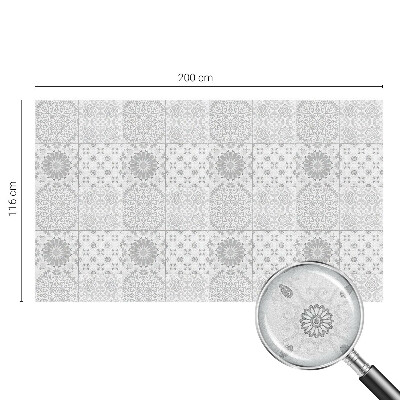 Mliječna folija za staklo vitraj Klasična elegancija