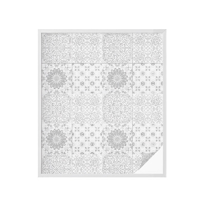 Mliječna folija za staklo vitraj Klasična elegancija