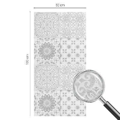 Mliječna folija za staklo vitraj Klasična elegancija