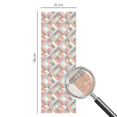 Dekorativna folija za staklo Geometrijski rombovi