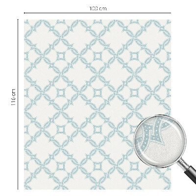 Samoljepljiva folija za staklo vitraj Plava geometrija