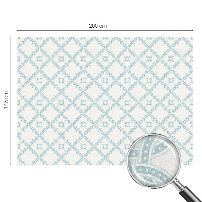 Samoljepljiva folija za staklo vitraj Plava geometrija