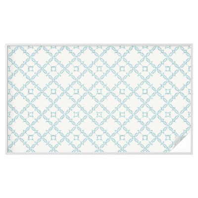 Samoljepljiva folija za staklo vitraj Plava geometrija