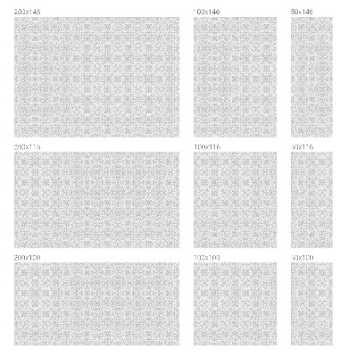 Folija za zaštitu od pogleda Cvjetna simetrija