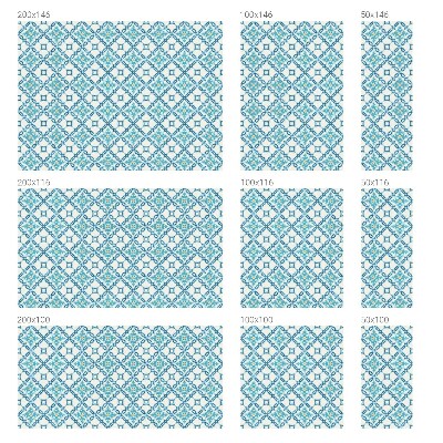 Folija za prozore zaštita od pogleda Klasična simetrija
