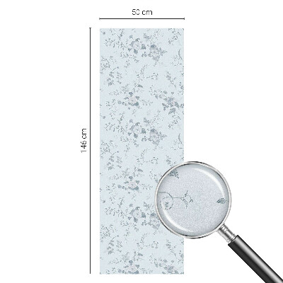 Dekorativna folija za staklo Suptilno cvijeće