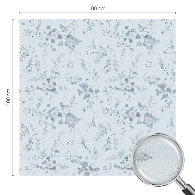 Dekorativna folija za staklo Suptilno cvijeće