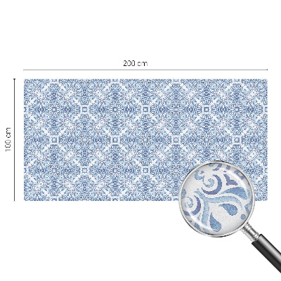 Samoljepljiva folija za staklo vitraj Plave pločice