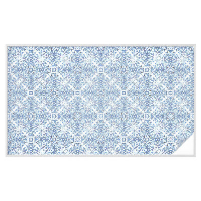 Samoljepljiva folija za staklo vitraj Plave pločice