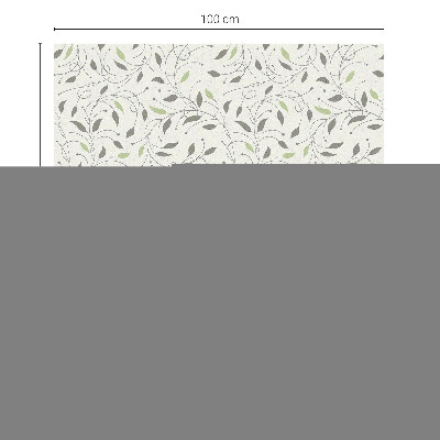 Mliječna folija za staklo vitraj Listovi izdanaka