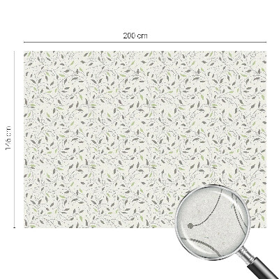 Mliječna folija za staklo vitraj Listovi izdanaka