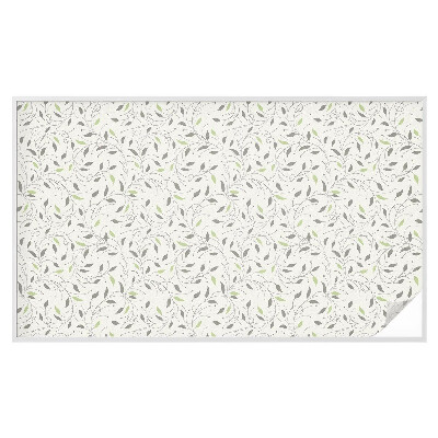 Mliječna folija za staklo vitraj Listovi izdanaka