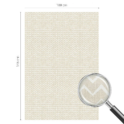 Samoljepljiva folija za staklo vitraj Bež cik-cak