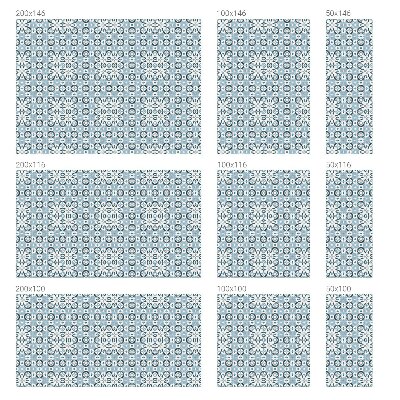 Samoljepljiva folija za staklo vitraj Geometrijski uzorci