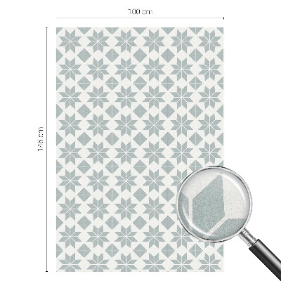 Mliječna folija za staklo vitraj Geometrijske zvijezde