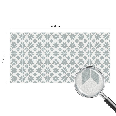 Mliječna folija za staklo vitraj Geometrijske zvijezde