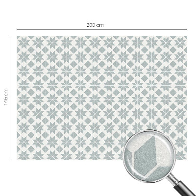 Mliječna folija za staklo vitraj Geometrijske zvijezde