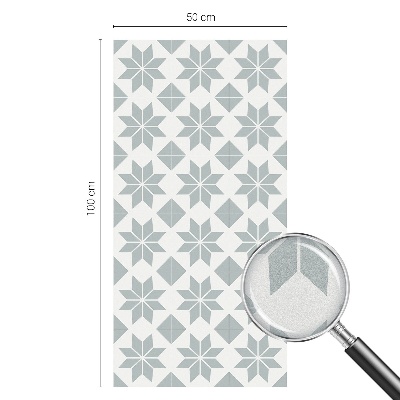 Mliječna folija za staklo vitraj Geometrijske zvijezde