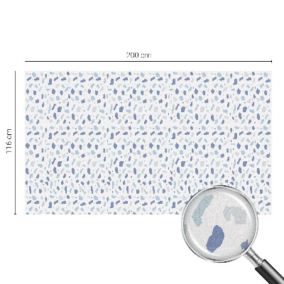 Dekorativna folija za staklo Plavi uzorci