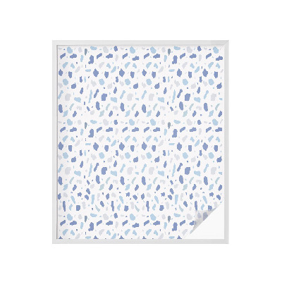 Dekorativna folija za staklo Plavi uzorci