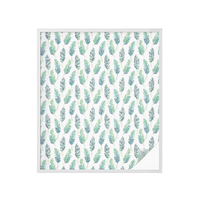 Samoljepljiva folija za staklo vitraj Tropsko lišće