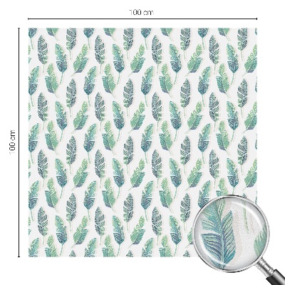 Samoljepljiva folija za staklo vitraj Tropsko lišće