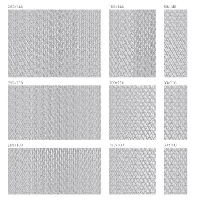 Folija za zaštitu od pogleda Šesterokutna tijela