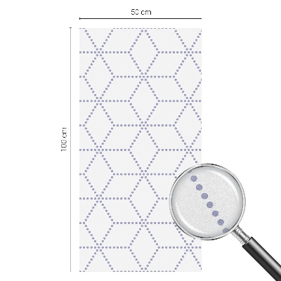 Folija za prozore zaštita od pogleda Ljubičasti rombovi