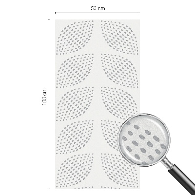 Samoljepljiva folija za staklo vitraj Točkasto lišće