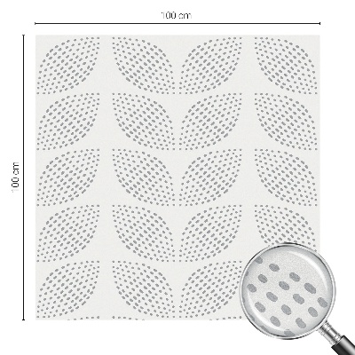 Samoljepljiva folija za staklo vitraj Točkasto lišće