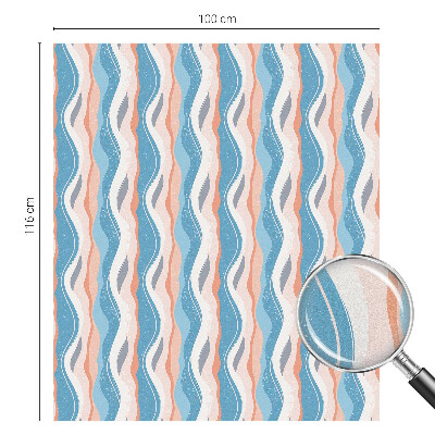 Mliječna folija za staklo vitraj Valoviti ritam