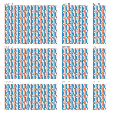 Mliječna folija za staklo vitraj Valoviti ritam